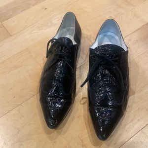 Chanel lace up shoes